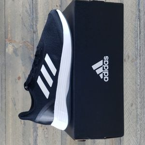 adidas QT Racer Sport Women's Running Everyday Sneaker Black/White